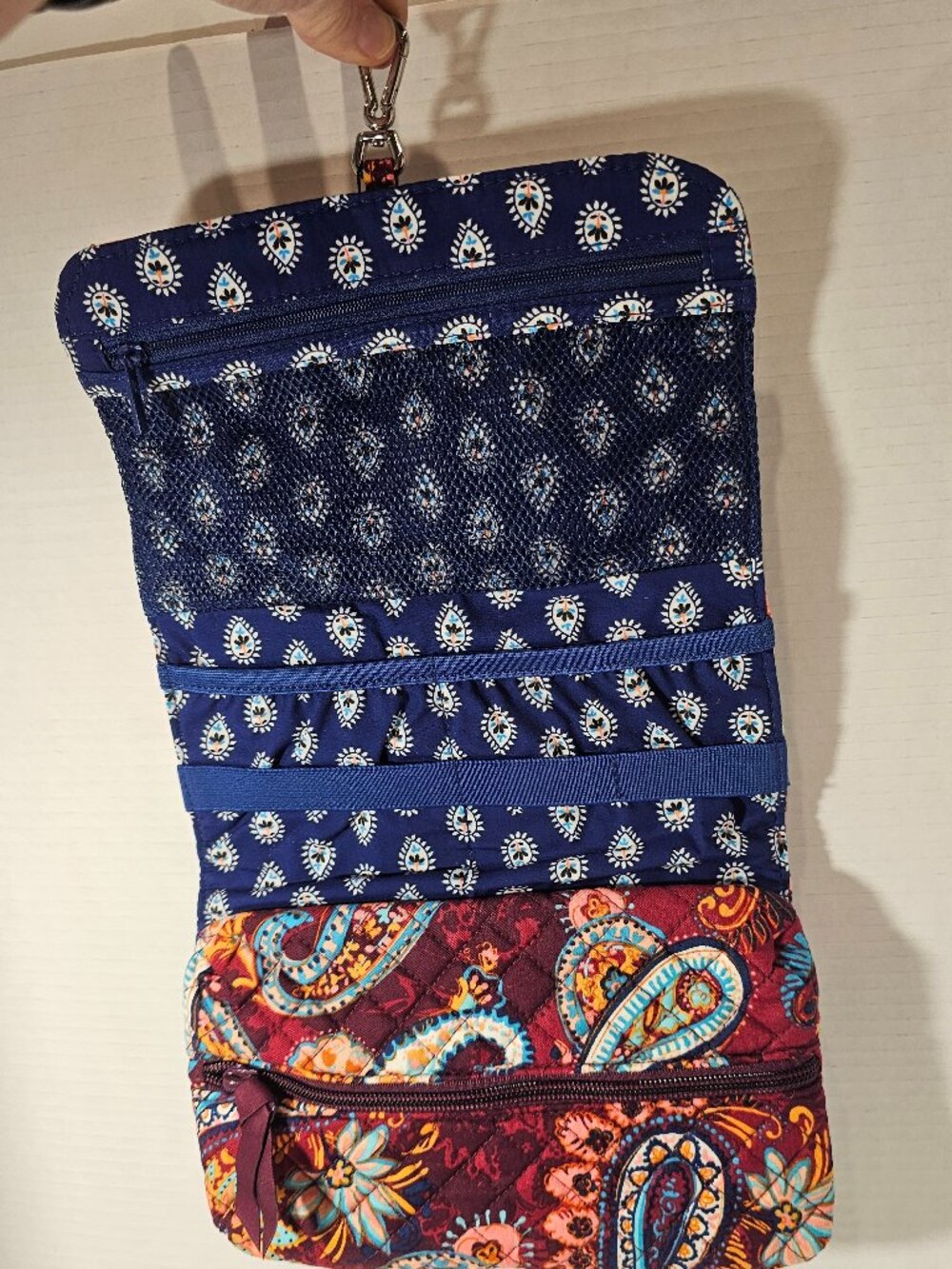 NWT Vera Bradley Roll-Up Tech Organizer Paisley Jamboree Travel Storage Organize